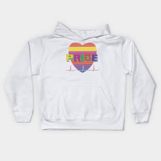 Pride Heart Beat Kids Hoodie